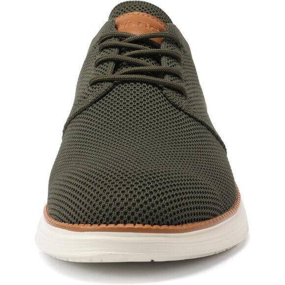 ⚡VILOCY Men's Army Green Fashion Business Comfortable Breathable Dress Sneaker - Picture 2 of 7
